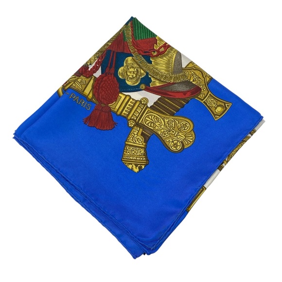 Hermes Vintage Scarf Carre 90”GRAND UNIFORME”by Joachim Metz - Picture 3 of 16